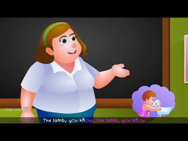 Mary Had A Little Lamb Nursery Rhyme With Lyrics   Cartoon Animation Rhymes & Songs for Children   Y