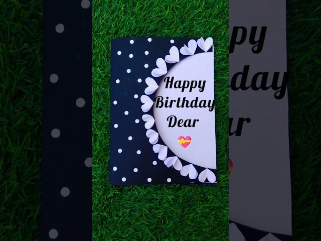 Easy Happy birthday greeting card  #viral #short #shorts