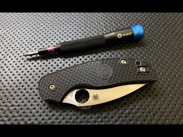 How to disassemble and maintain the Spyderco Sage 5 Lightweight Pocketknife