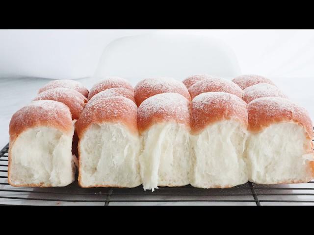 Soft and fluffy milk dinner roll : how to make dinner roll ｜Brechel