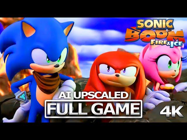 SONIC BOOM: FIRE AND ICE Full Gameplay Walkthrough / No Commentary【FULL GAME】AI Upscaled 4K Ultra HD