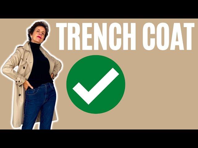 How To Style A Trench Coat: Women Over 50