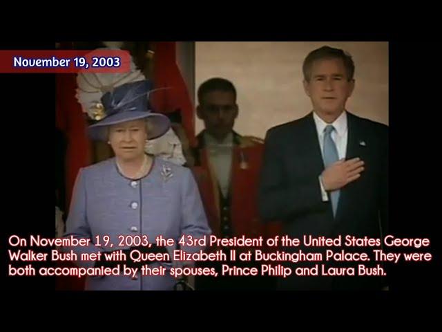 "The Star-Spangled Banner" | Every US President meet The Queen - From Reagan to Biden