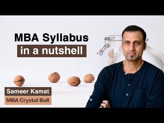 MBA Subjects and Syllabus 2023 in 10 minutes | Course list in English