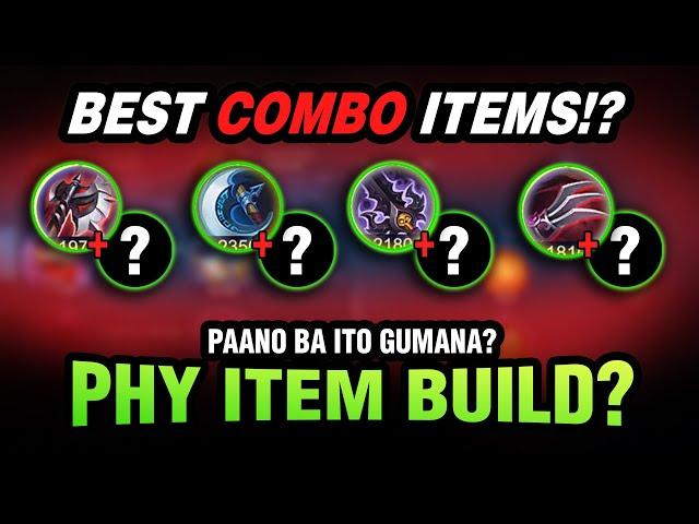 BEST PHYSICAL ITEM COMBO | HOW TO BUILD | TIPS AND GUIDES MOBILE LEGENDS | CRIS DIGI 2021 (ENG SUB)