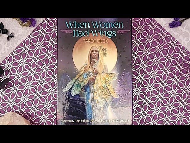 When Women Had Wings Tarot Deck  Unboxing + Flip Through