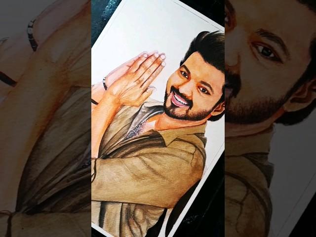 Thalapathy വിജയ്  GOAT  #drawing #art #thalapathy #viralvideo  #thamizhagavetrikazhagam #shorts