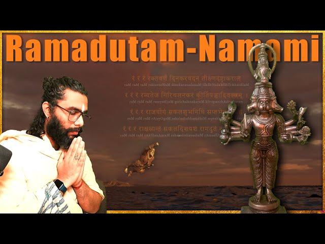 Learn the Powerful Anjaneya Stotram from Hanu-Man Movie (RamRamRam Rama-dutam) - with Meaning