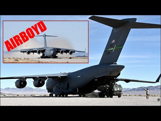 C-17s Delivering HIMARS • Nevada Test and Training Range