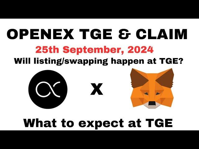 OPENEX (OEX) TGE & CLAIM || SATOSHI APP