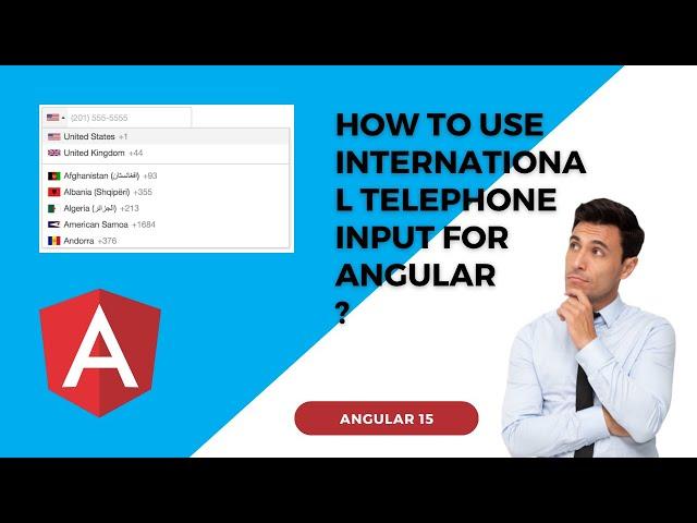International Telephone Input for Angular