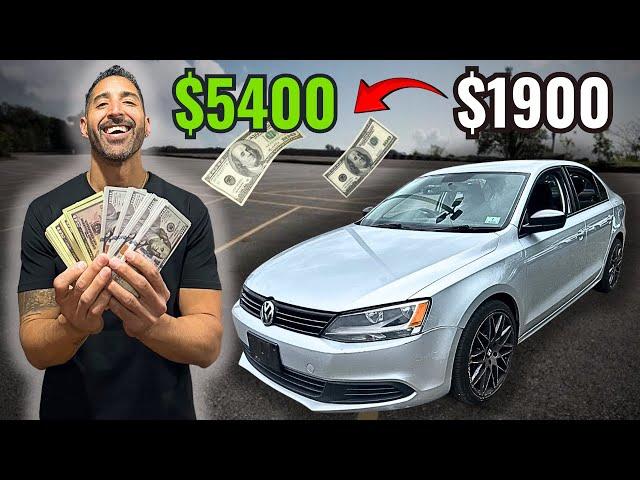 Flipping A Cheap Car From Facebook Marketplace $3000 Profit