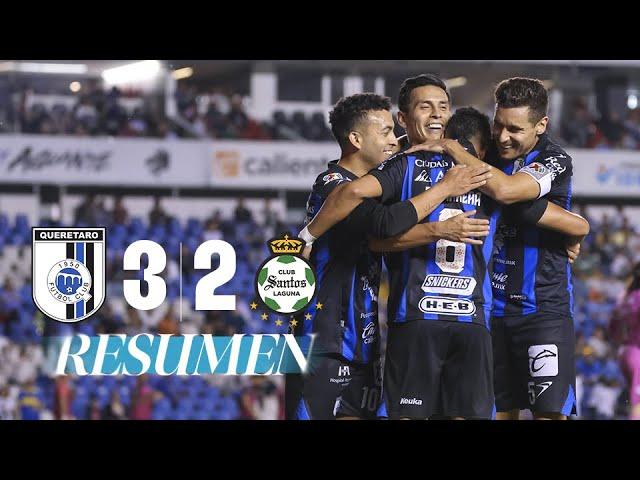 QUERÉTARO 3-2 SANTOS J17 | FERIA de GOLES en el Corregidora