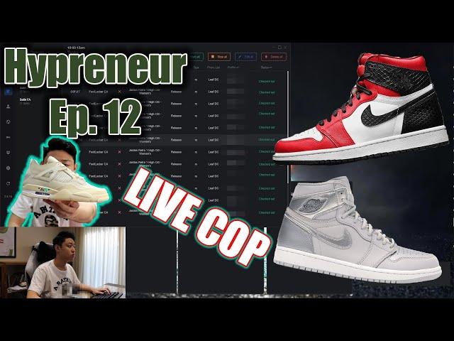 Leaf Proxies Team - Brandon Kickz - Hypreneur Ep. 12 Jordan 1 Satin Snake & Jordan 1 Japan Live Cop