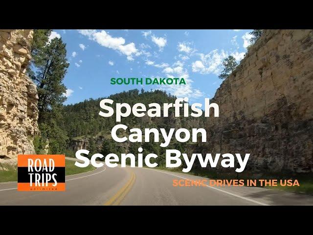 Drive-Through Spearfish City and Spearfish Canyon Scenic Byway, South Dakota • GoPro 4K