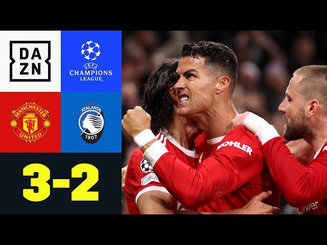 Nach 0:2 Rückstand: CR7 dreht das Spiel: Man United - Atalanta 3:2 | UEFA Champions League | DAZN