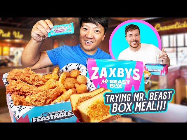 Trying Mr. Beast BOX MEAL & Eating NEW FAST FOOD Menu Items!