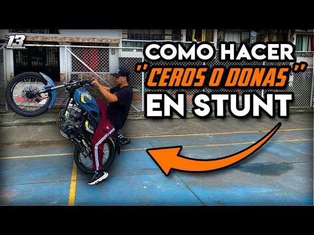 CÓMO PICAR MOTO CON UN PIE ABAJO (GIROS) EN STUNT 