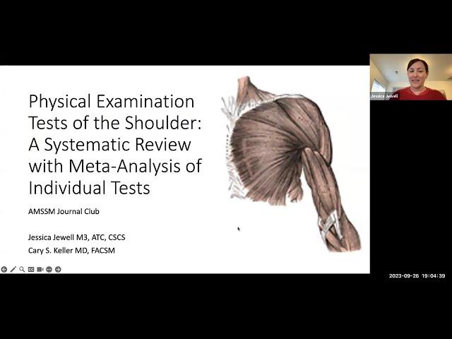 Physical Examination Tests of the Shoulder | AMSSM Journal Club