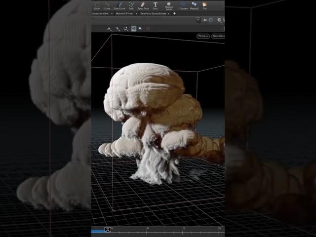 Houdini explosion tutorial + Project File | #shorts