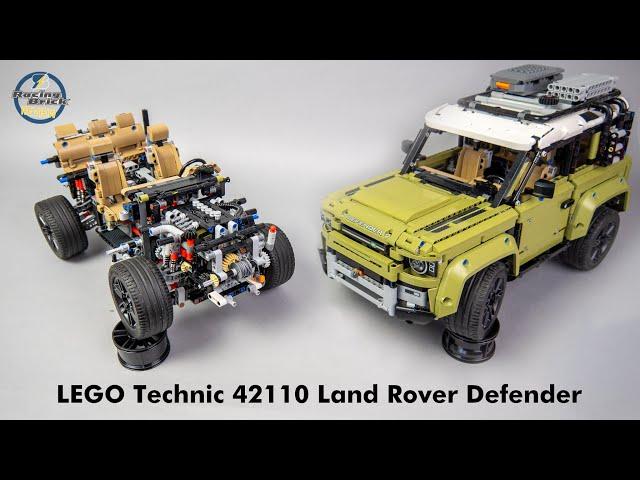 LEGO Technic 42110 Land Rover Defender unboxing, speed build and detailed review