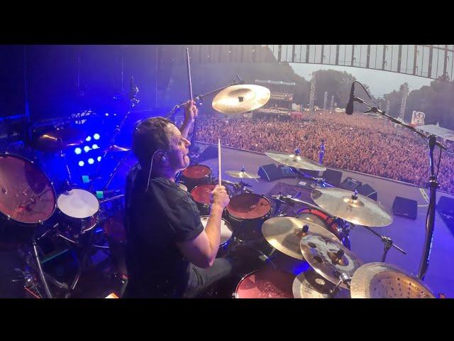 Ray Luzier solo intro to Blind- Korn in Bonn Germany 2024 (GoPro shot & audio)