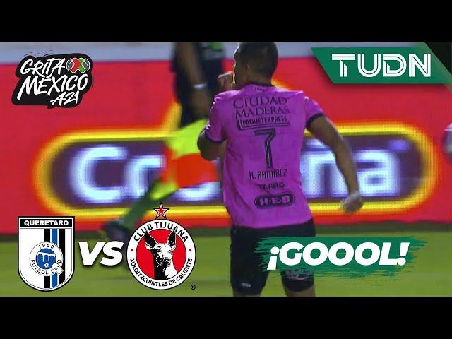 ¡Tremenda jugada! ¡Gol de Gallos! | Querétaro 1-1 Tijuana | Grita México BBVA AP2021 - J13 | TUDN