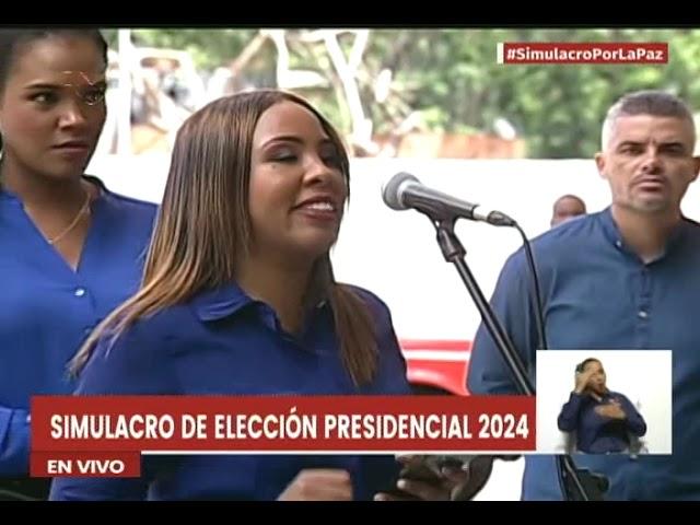 Jorge Rodríguez sobre el simulacro electoral del 30 de junio de 2024