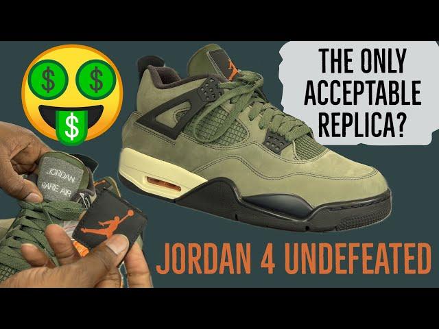 REAL SNEAKER TALK | JORDAN 4 UNDEFEATED | THE $30,000 SHOE | IS THERE ANY REP THAT IS OKAY?