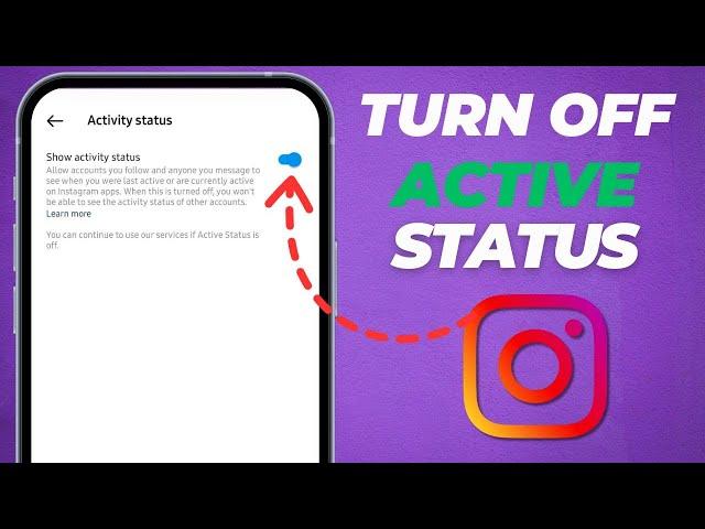 How to Turn off active Status on Instagram 2024