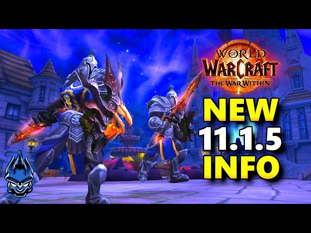 Blizzard Drops NEW 11.1.5 INFO, Old Boss Challenge MODE, Visions & MORE World of Warcraft NEWS