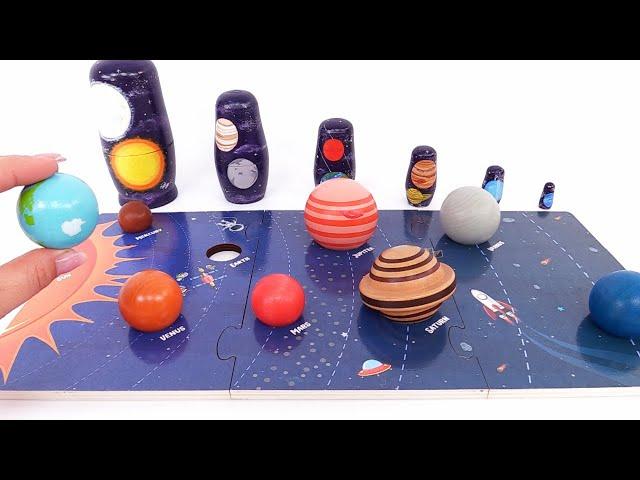 Best Learn Planets of the Solar System with Nesting Dolls for Preschool Toddlers