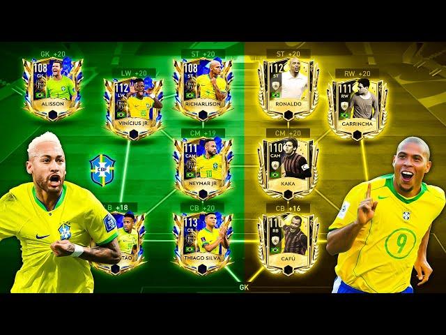 New Brazil X Old Brazil - Best Special Squad Builder! FIFA mobile 23