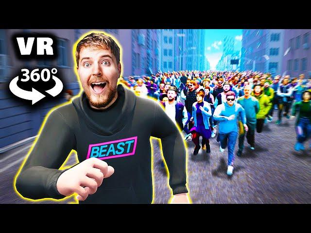 360° VR || MrBeast VS 1.000.000 FANS