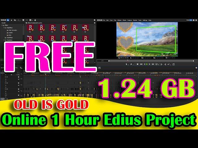 Cut To Cut Online One Hour Project Edius 7,8.9,10X Project Free Download By AS Studio