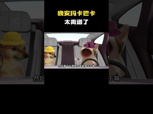晚安玛卡巴卡 #cheems小剧场 #cheems #搞笑