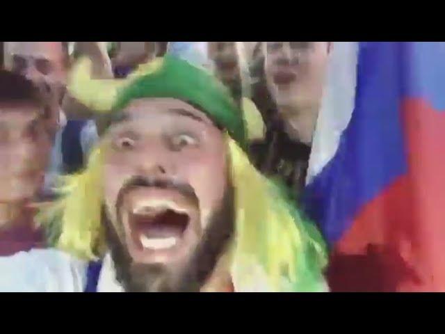 Безумный бразилец и Россия на ЧМ 2018!!! Россия ахуенно братан!