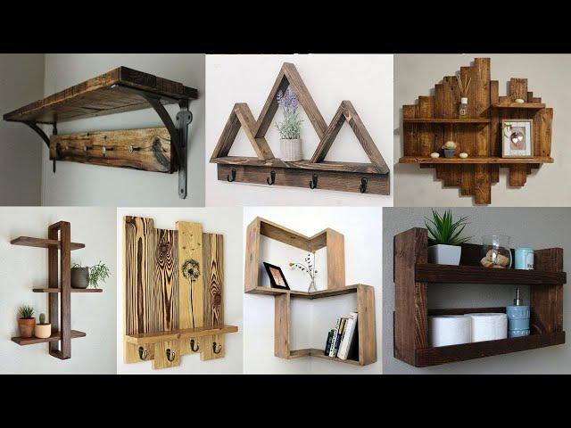 100+ Easy DIY Wooden Wall shelves Ideas