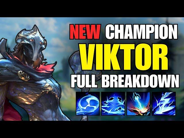 *NEW* CHAMPION VIKTOR - Full Gameplay, Build, Ability Breakdown