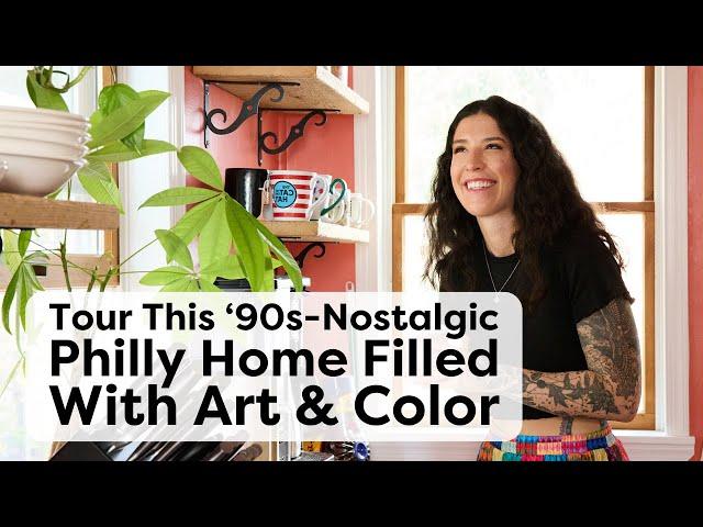 Tour This Colorful, '90s-Nostalgic Philly Home | Handmade Home Tours