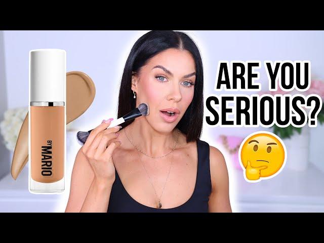 MAKEUP BY MARIO SURREAL SKIN FOUNDATION REVIEW + WEAR TEST!  THESE RESULTS ARE INTERESTING...