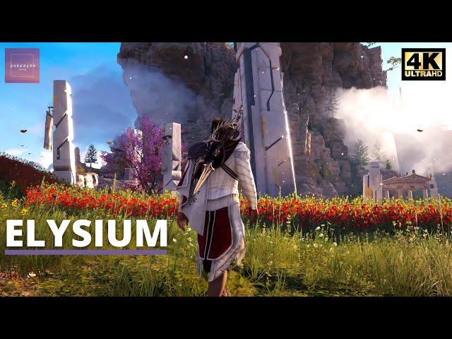 Relaxing Walking Tour in the Elysium in Assassin's Creed: Odyssey | 4K Ultra Max Graphics