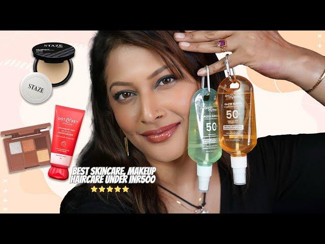 Top 10 under ₹500 beauty, skincare, makeup, haircare products Pt 7- Best of 2024