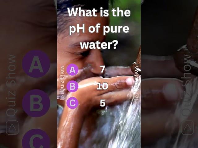 "pH Mystery Unveiled: The Quiz of Pure Water's pH"