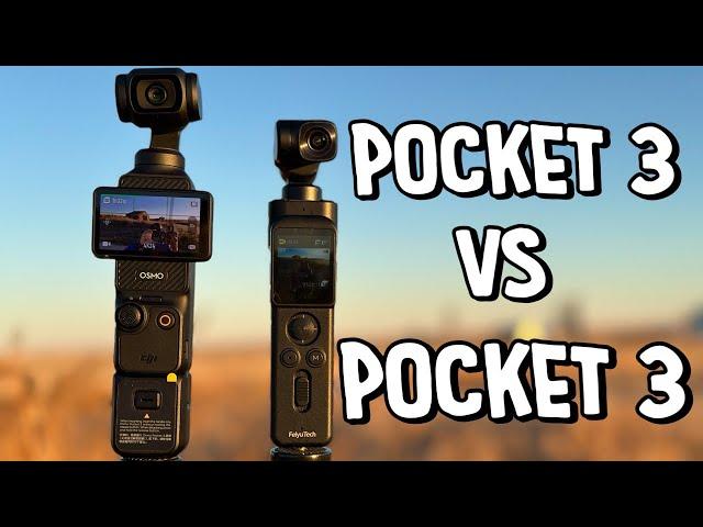 Pocket 3 vs Pocket 3 DJI vs Feiyutech