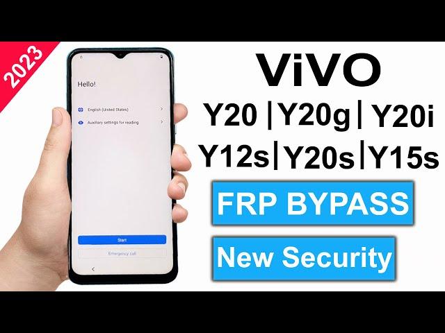 New Security 2023 - ViVO Y20/Y12s/Y20g/Y20s/Y20i/Y12g Frp Bypass/Google Lock Bypass Android 11 No Pc