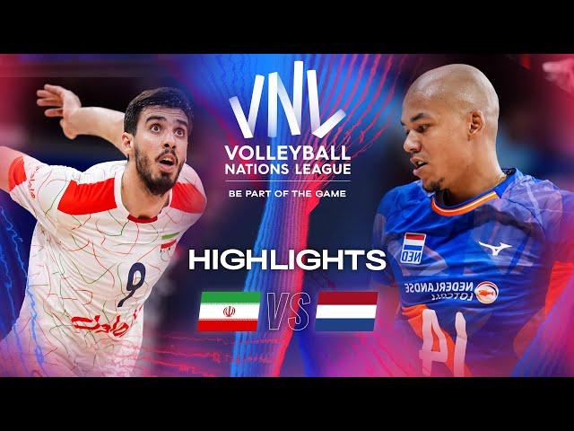  IRI vs.  NED - Highlights | Week 3 | Men's VNL 2024