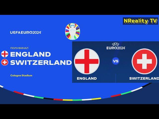 Футбол. Чемпионат Европы-2024. Англия - Швейцария. 1/4 Финала. EURO 2024. England - Switzerland.