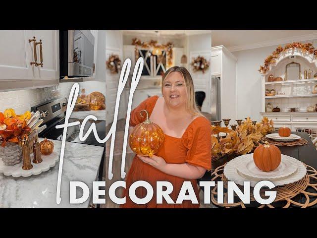 FALL DECORATING KITCHEN + DINING ROOM 2024