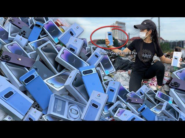 Perfect!! i Found Google Pixel 8 Pro & iPhone 14-15 Pro Max in the Garbage Dump